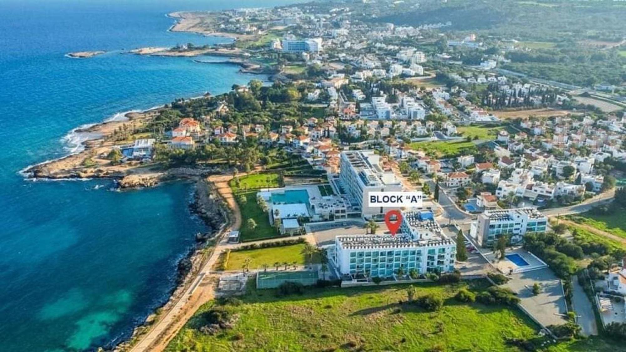Calypso - Coralli Beachfront Apartment Протарас Екстер'єр фото